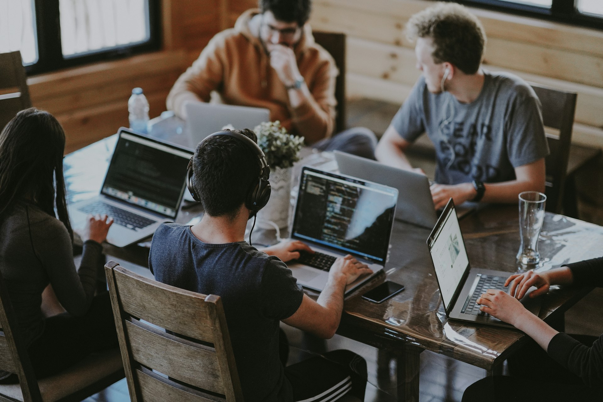 Young professional starting a new role with a team